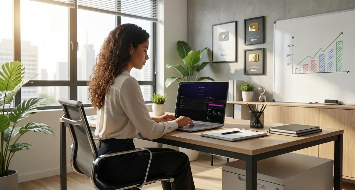 Pessoas colaborando em um escritório moderno